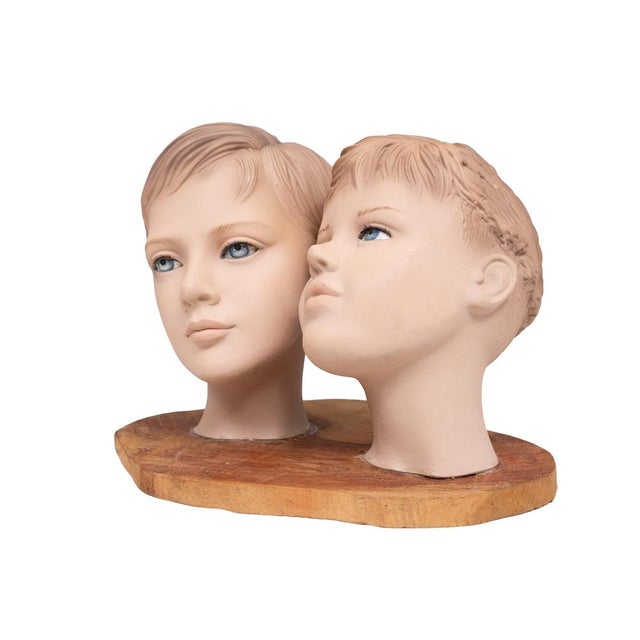 Boys Mannequin Heads, Holland, 1960s For Sale - Image 4 of 10