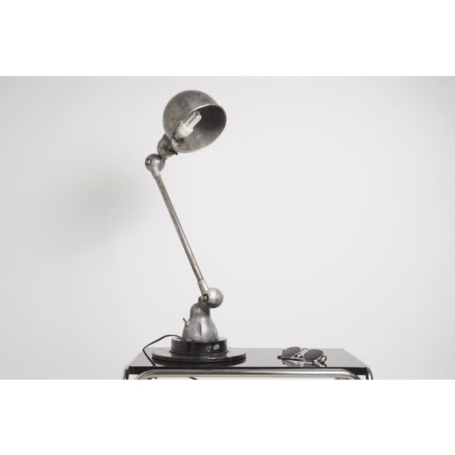 1950s Industrial Chrome Desk Lamp from Jieldé, 1950s For Sale - Image 5 of 18