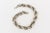 Metal Vintage Sterling Silver Italian Hallmarked Twisted Chain Link Sculptural Collar Necklace For Sale - Image 7 of 12