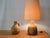Beige Mid-Century Studio Ceramic Lamp and Vase from Krösselbach, 1970s, Set of 2 For Sale - Image 8 of 12