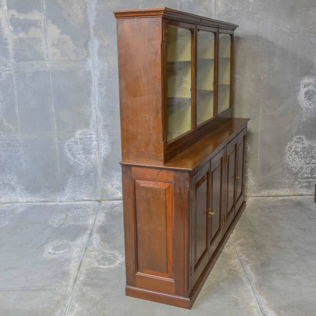 Very attractive Edwardian mahogany shop fitting which has been re-structured probably in the 1990's. Most of the...