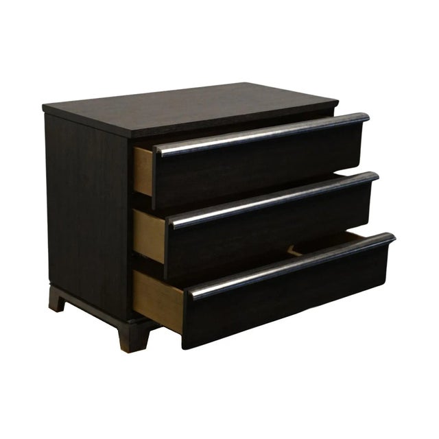 Stanley Furniture Horizon Collection Contemporary Modern 36" Three Drawer Chest Flannel Finish For Sale In Kansas City - Image 6 of 13