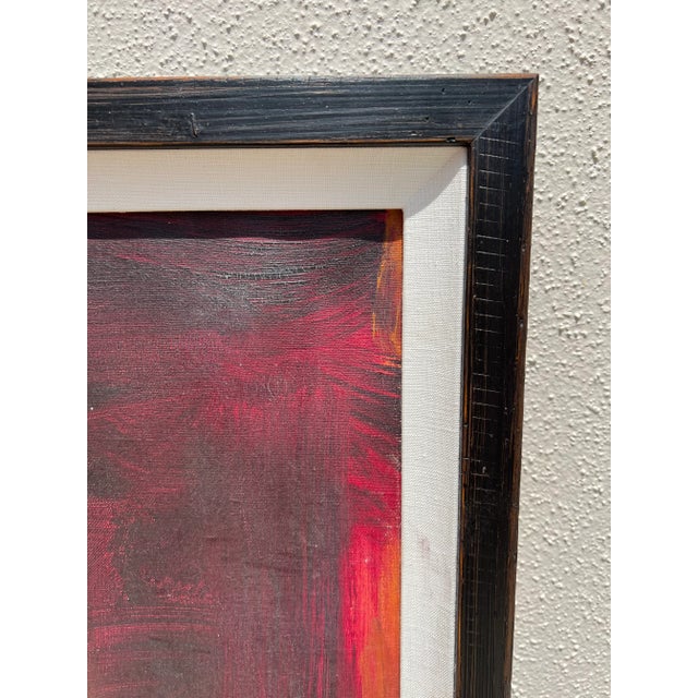 Late 20th Century Vintage Fauvist Portrait Painting of a Nude Woman, Framed For Sale - Image 9 of 13