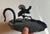 Antique Early 20th Century American Arts & Crafts Bronzed Iron Turkey Bird Card Tray For Sale - Image 14 of 15