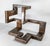 Mid 20th Century Mid-Century Modern Abstract Brutalist Geometric Steel Sculpture, Unsigned For Sale - Image 5 of 10