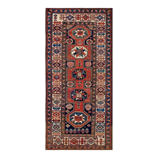 Antique Caucasian Rug For Sale