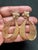 Gold 21 Kt Yellow Gold 12.8 Gm Dangling Earrings With Diamonds, 2.2 Inch Long For Sale - Image 8 of 8
