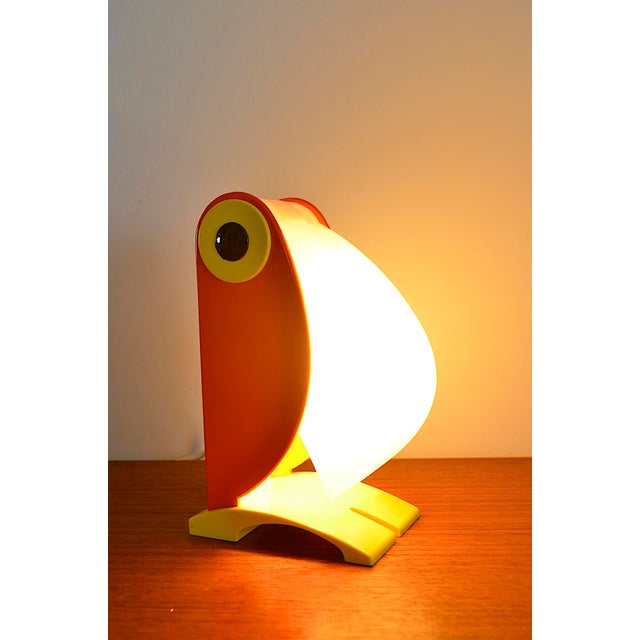 Toucan Table Lamp by Ferrari for OTF Verona, 1960s For Sale - Image 10 of 16