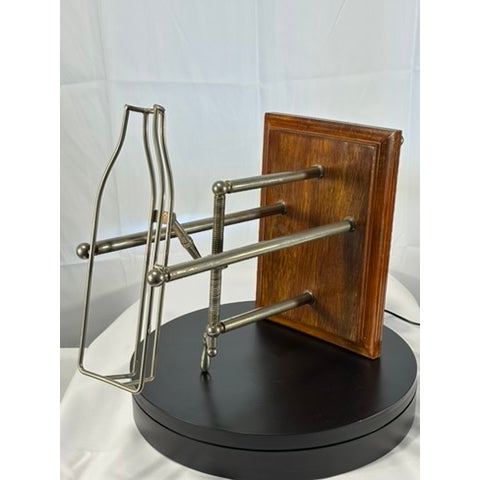 Vintage Mechanical Wine Server Pourer With Presentation Pouring Stand For Sale - Image 15 of 17