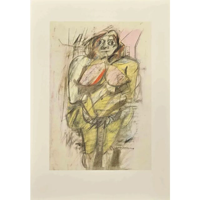 Contemporary Willem De Kooning, Woman, Offset and Lithograph, 1985 For Sale - Image 3 of 3