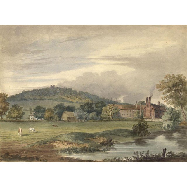 Alexander Monro, River Landscape with Mill, 1830s, Watercolour For Sale - Image 4 of 4