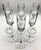 Stunning 19th Century hand cut and blown crystal tall cordial glasses. Very rare. Butterfly theme. Serious collectors.