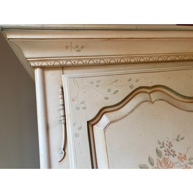 The romantic, hand-painted pastel motifs, perfectly complement the whitewashed “Provence” finish, creating a breathtaking,...