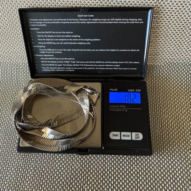 Vintage Sterling .925 Necklace Decorative Chain Collectible Jewelry For Sale - Image 14 of 14