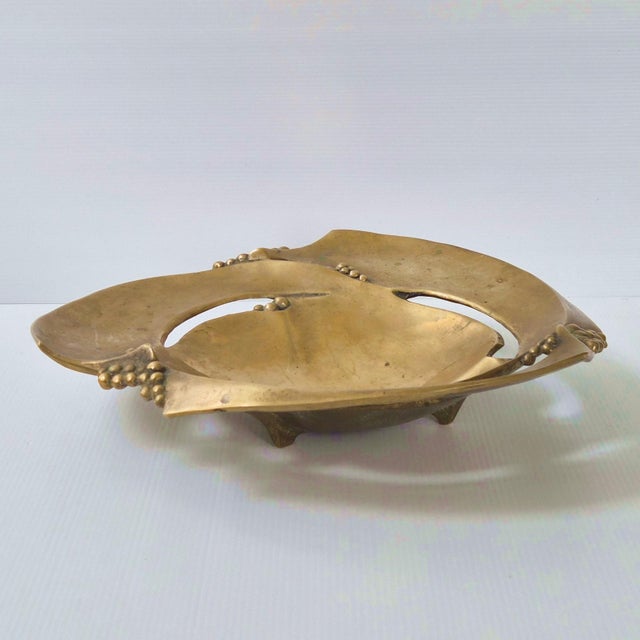 Vintage Gilt Bronze Fruit Bowl, 1970s For Sale - Image 4 of 12
