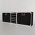 Sideboard in Fabric, Leather, Marble and Metal attributed to Guido Faleschini for I4 Mariani Hermes, 1970s, in Very Good...