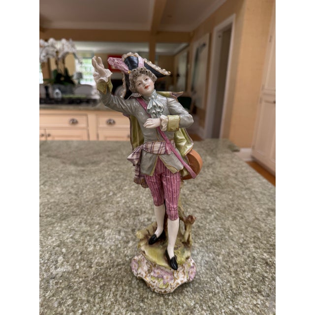 Late 19th Century Pair of Late 19th Century Porcelain Figures Royal Dux Bohemia Czechoslovakia For Sale - Image 5 of 8