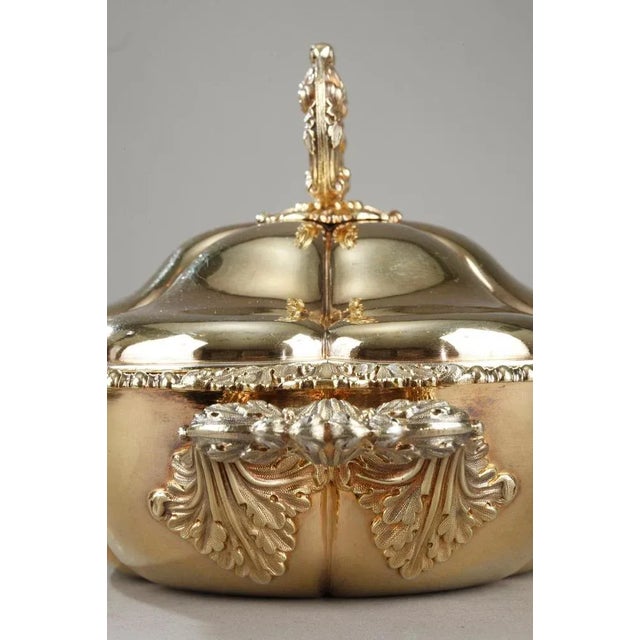 Vermeil Lobed Tureen by Charles Nicolas Odiot, Mid-19th Century, Set of 2 For Sale - Image 15 of 18