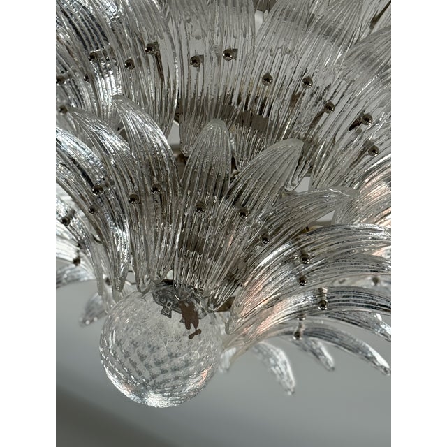 Bold Eclectic Murano Feather Chandelier, 2010 For Sale - Image 13 of 14