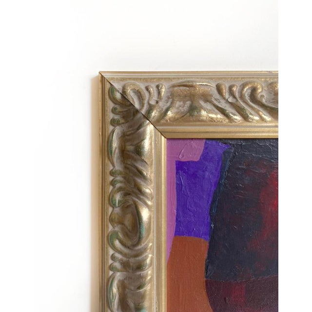 Abstract "Urban Driftwood" Pair of Mini Paintings by Jessalin Beutler For Sale - Image 3 of 7