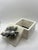 Contemporary West Elm by Eduardo Garza Marble Decorative Box White Marble Jewelry Keepsake Box For Sale - Image 3 of 8