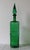 Vintage Italian Empoli green art glass decanter with stopper. No makers mark. One area that appears to be a scratch....