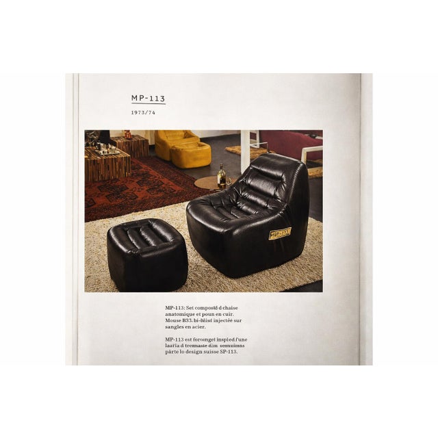 MP-113 Lounge Chair with Ottoman in Original Faux Leather by Percival Lafer, Brasil, 1970s - Lot 571A For Sale - Image 16 of 17