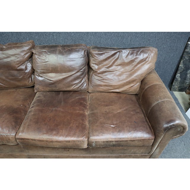 Stickley Craftsman Leather Sofa Chairish