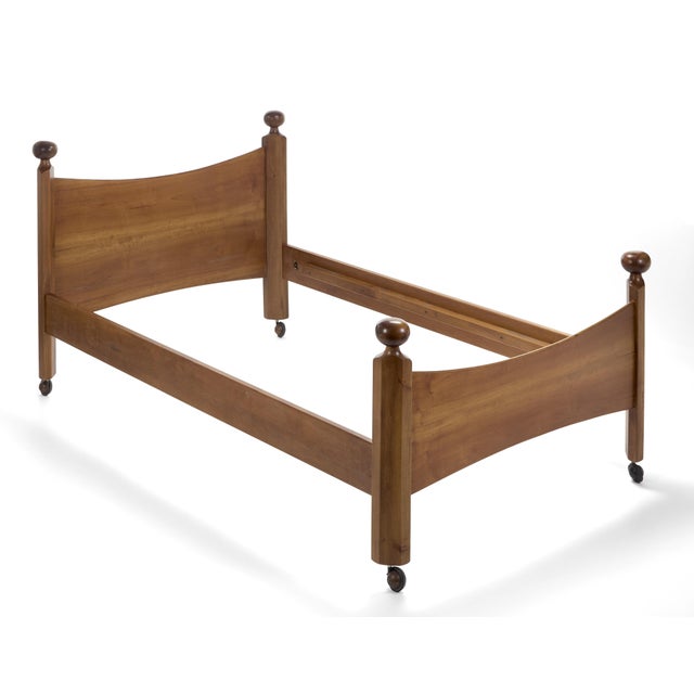 Brown Vintage Chesa Laria Bed by Luigi Caccia Dominioni for Azucena, 1959 For Sale - Image 8 of 8