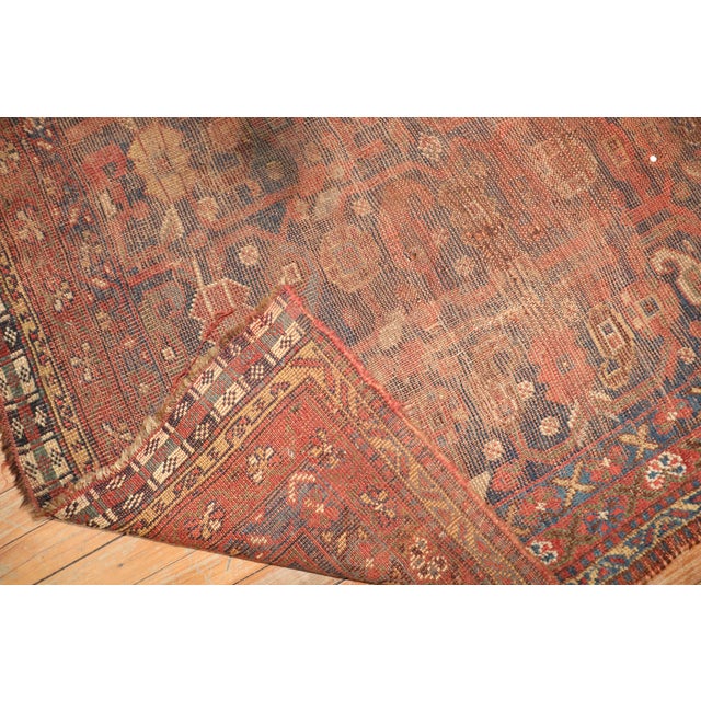 Textile Zabihi Collection Worn Persian Rug For Sale - Image 7 of 12