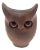 Mid 20th Century Carved Myrtlewood Owl Figurine For Sale