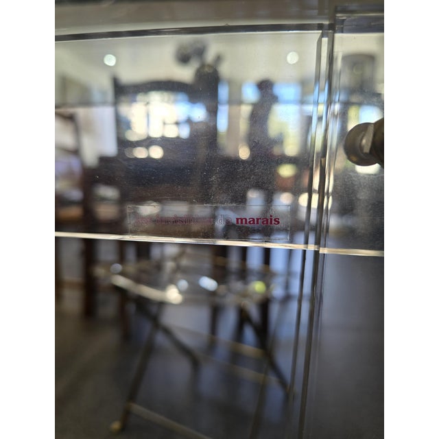 Les Invisibles de Marais Table and Chairs from Marais International, 1978, Set of 3 For Sale - Image 9 of 18