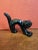 Mid 20th Century Ceramic Black Halloween Cat Kitty For Sale - Image 5 of 5