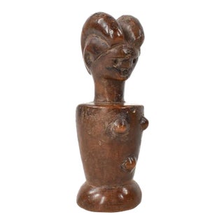 Early 20th Century Nyamwezi Mwana Hiti Miniature Figure Tanzania 5 inch For Sale