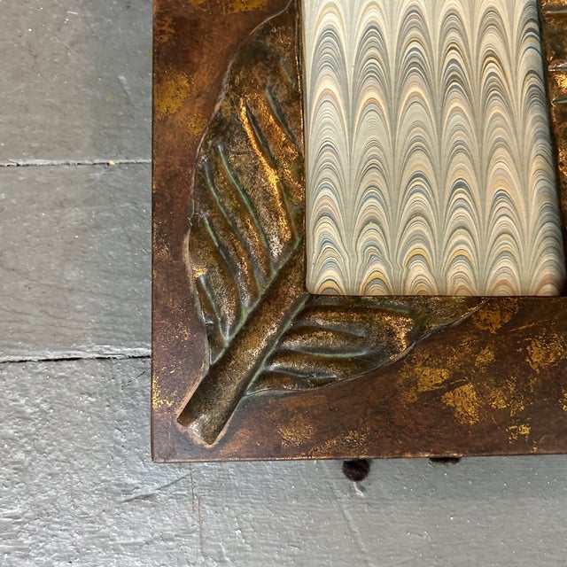 1980’s original decorative metal frame with leaf detail. Fits 4x6 image and overall measures 8x10. Check out my shop...