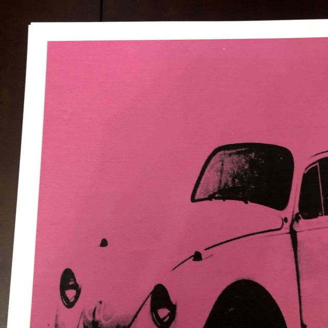 1990s After Andy Warhol Pink Lithograph "Numbered and Signed on Plate" Lithograph For Sale - Image 10 of 11