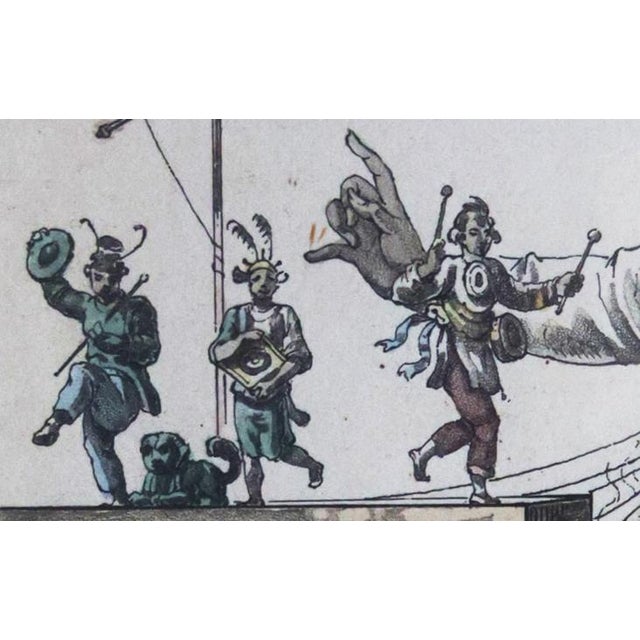 Early 20th Century Framed Chinese Lithograph For Sale In Saint Louis - Image 6 of 6