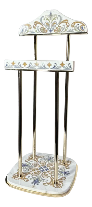 Marble Bedroom Coat Hanger with Inlays by Euromarmi Store