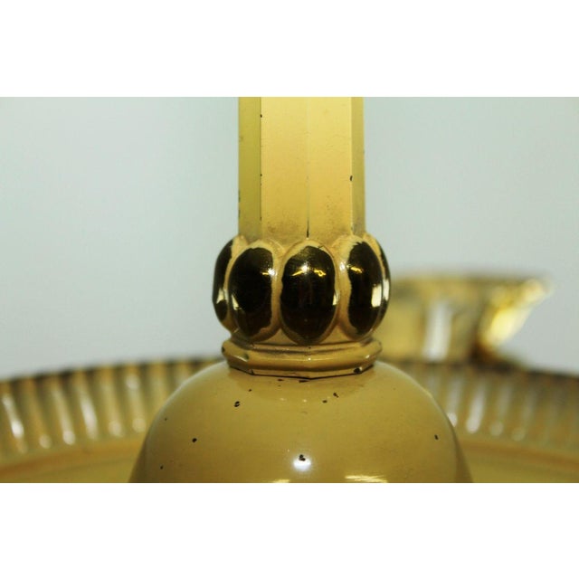 Metal Austrian Art Deco Chandelier, 1930s For Sale - Image 7 of 17