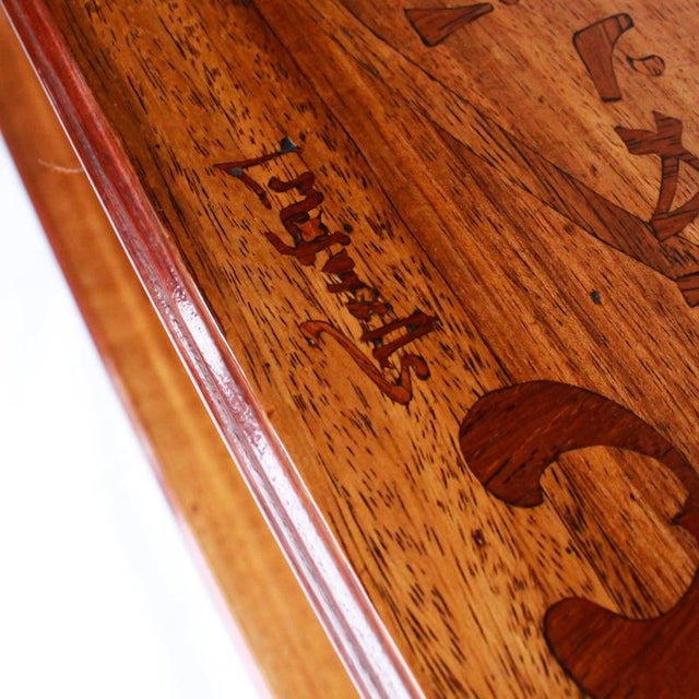 Wood Art Nouveau Tea Table, 1890s For Sale - Image 7 of 11