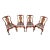 Antique George I 18th Century Walnut Side Chairs - Set of 4 For Sale