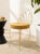 Vintage Brass Scrollwork Vanity Chair For Sale - Image 4 of 9