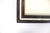 Image size: 8 x 10 in. Large dark brown and black exotic wood and mother of pearl tabletop photo frame, made in Italy....
