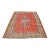 Orange Ethnic Vintage Wool Carpet For Sale
