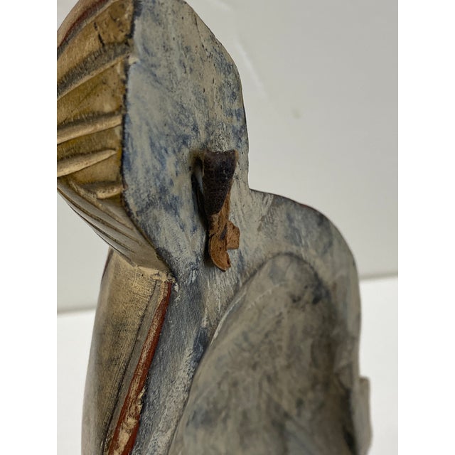 African Symbolic Sese Wood African Tribal Mask (Ghana) For Sale - Image 3 of 10