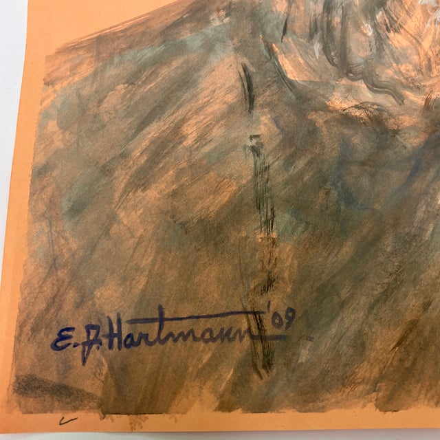 Contemporary Contemporary Original E.J.Hartmann Painting Portrait Rutherford B.Hayes For Sale - Image 3 of 4