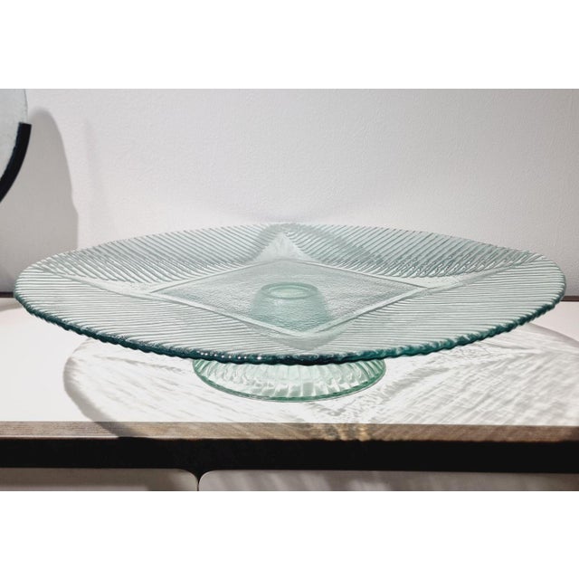 1970s Large Mid-Century Art Glass Serving Bowl, 1970s For Sale - Image 5 of 13