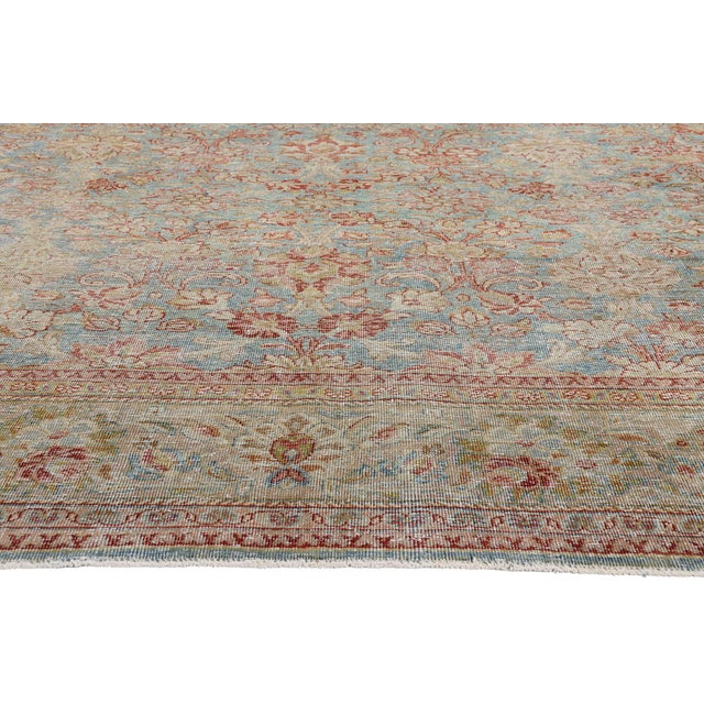 Late 19th Century Persian Mahal Rug, 10'02 X 13'05 For Sale - Image 4 of 10