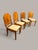 Brown Art Deco Dining Room Chairs, 1930, Set of 4 For Sale - Image 8 of 12