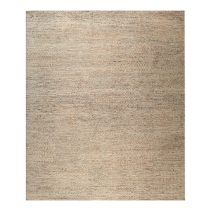 9x12 Sarrah Fiona Yellow Solid Contemporary Hand Knotted Silk Carpet Rug